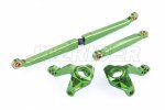 Axial Racing SCX-10 Honcho & Dingo Aluminum Steering Block & Linkage (Green)