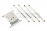 Axial Racing SCX-10 Aluminum Skid Plate & Linkage Set (Silver) Axial Racing SCX-10 Aluminum Skid Plate & Linkage Set (Silver)
