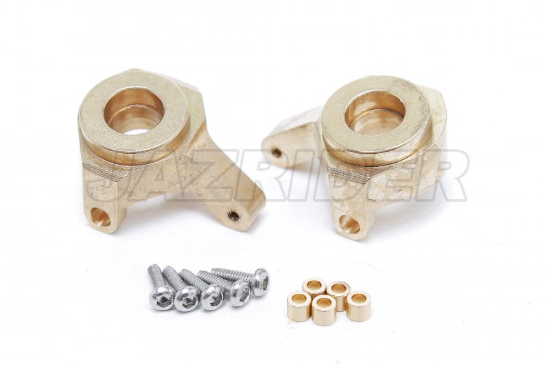 Axial Racing SCX24 Brass Front Steering Knuckle Set