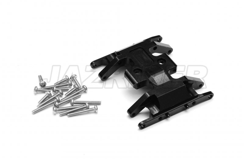 Axial Racing SCX24 Aluminum Lower Gear Cover Skid Plate (Black)