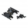 Axial Racing SCX24 Brass Lower Gear Cover Skid Plate (Black)