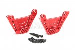 Axial 1/6 SCX6 Jeep Aluminum Rear Shock Tower Set (Red)