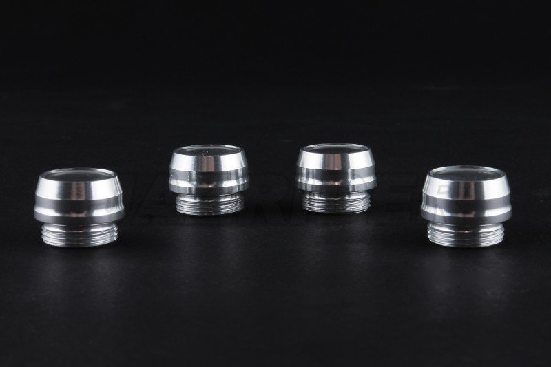 Aluminum Lock Nuts (Silver) for Jazrider 1.9'' Beadlock Wheels (Type D & E)