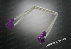 Alloy Handle Bar (Purple) For HPI Savage Nitro Off Road Series - Jazrider Brand [JR-CHP-SAV-005]