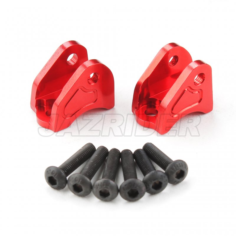 Tamiya CC-02 Chassis Aluminum Upper Suspension Link Mount (Red)