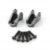 Tamiya CC-02 Chassis Aluminum Lower Suspension Link Mount (Black) Tamiya CC-02 Chassis Aluminum Lower Suspension Link Mount (Black)