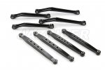 Tamiya CC-02 Chassis Aluminum Upper & Lower Suspension Link Arms Set (Black) Tamiya CC-02 Chassis Aluminum Upper & Lower Suspension Link Arms Set (Black)