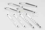 Tamiya CC-02 Chassis Aluminum Upper & Lower Suspension Link Arms Set (Silver) Tamiya CC-02 Chassis Aluminum Upper & Lower Suspension Link Arms Set (Silver)
