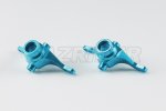 Tamiya CR-01 Chassis Aluminum Front Knuckle Arms Upright (Blue)