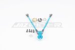 Jazrider Tamiya DT-03 Chassis Aluminum Hi-torque Servo Saver 25T w/Aluminum Tie Rod Set (Blue)