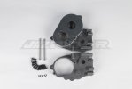 Tamiya DT02/ DT03/ DT04/ Hornet EVO. Aluminum Gear Box (Gun Metal)