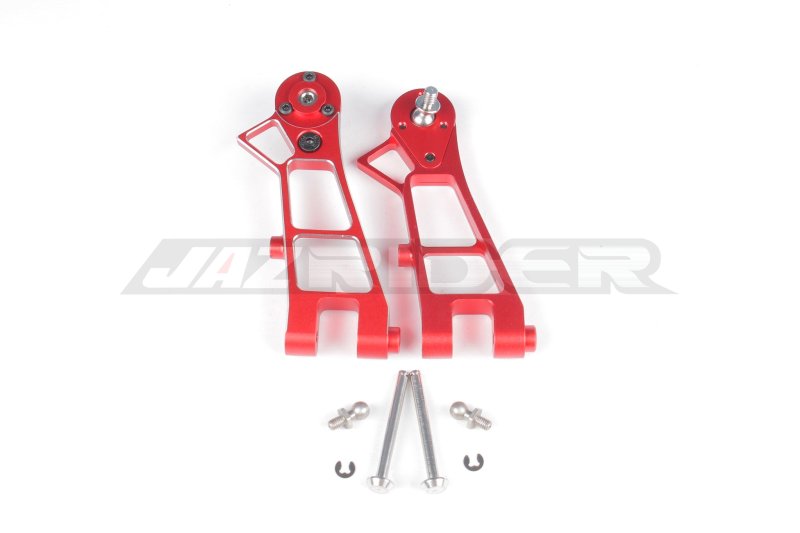 Tamiya Hotshot, Hotshot II/2, Super Hotshot, Boomerang 4WD Aluminum Front Upper Suspension Arms (RED)
