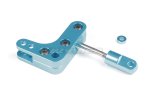 Tamiya Hotshot Rear Suspension Crank (Parts E2, E4, E6) With Ball Rod Set (Blue)