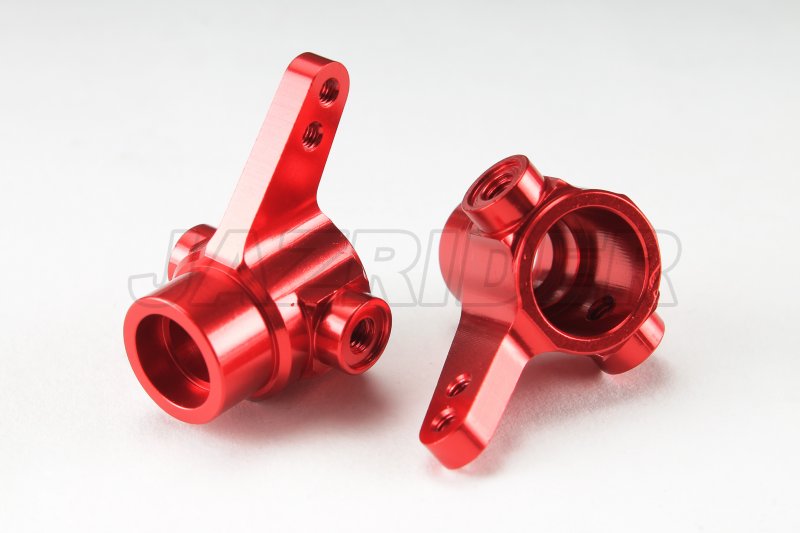 Tamiya TA01 / TA02W / DF01 / Hotshot Aluminum Front Upright Knuckle Arms (Red)