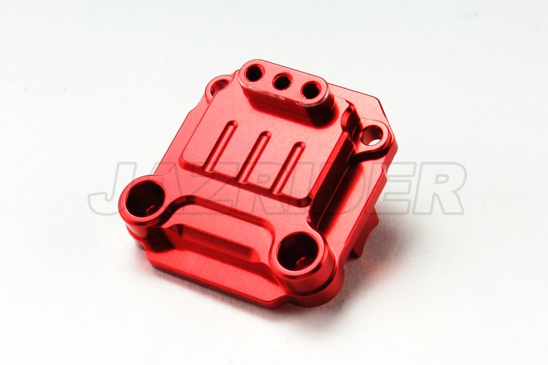 Tamiya TA01 / TA02 / DF01 Aluminum Rear Gear Box Cover(Red)