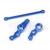 TA01/TA02/DF01 Aluminum Steering Assembly w/Bearing (Blue) Set