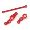 TA01/TA02/DF01 Aluminum Steering Assembly w/Bearing (Red) Set