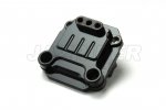 Tamiya TA01 / TA02 / DF01 Aluminum Rear Gear Box Cover(Black) Tamiya TA01 / TA02 / DF01 Aluminum Rear Gear Box Cover(Black)