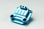 Tamiya TA01 / TA02 / DF01 Aluminum Rear Gear Box Cover(Light Blue) Tamiya TA01 / TA02 / DF01 Aluminum Rear Gear Box Cover(Light Blue)