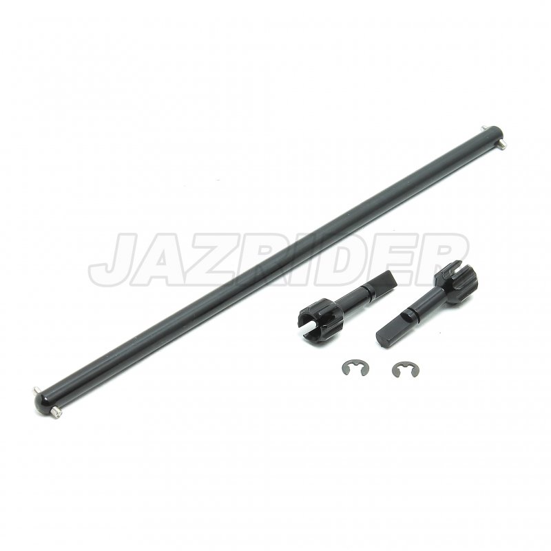 Tamiya TA-02 Aluminum Main Drive Shaft w/Joint (Black) Set