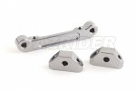 Tamiya 58636 TA07 Aluminum Front Suspension Mount Set (Gun Metal) Tamiya 58636 TA07 Aluminum Front Suspension Mount Set (Gun Metal)