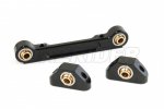 Tamiya 58636 TA07 Aluminum Rear Suspension Mount Set (Black) Tamiya 58636 TA07 Aluminum Rear Suspension Mount Set (Black)