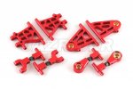 Tamiya TT-02 Aluminum Completed Front + Rear Suspension Arms Set (Red) Tamiya TT-02 Aluminum Completed Front + Rear Suspension Arms Set (Red)