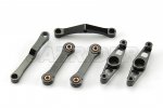 Tamiya TT01E / TT01ED Aluminum Steering Set (Black)