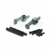 Tamiya WR02/DT03T/Blitzer Beetle Aluminum Front Upright Set (Gun Metal) Tamiya WR02/DT03T/Blitzer Beetle Aluminum Front Upright Set (Gun Metal)