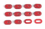 Team Losi Promoto-MX Motorcycle Aluminum Chain Tension Adjuster set (Red)